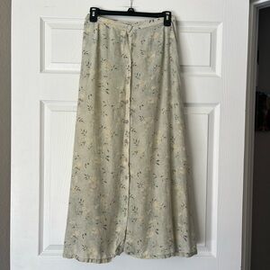 Sostanza Button-Down Maxi Skirt